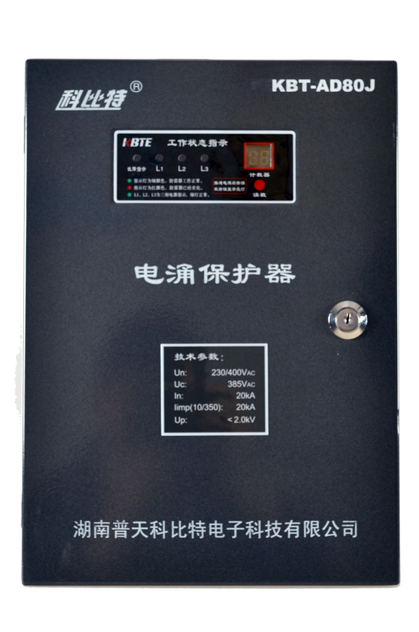 帶雷電計數三相電源防雷箱